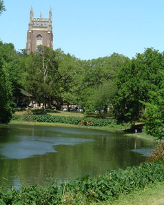 Loyola University, viewed from Audobon Park